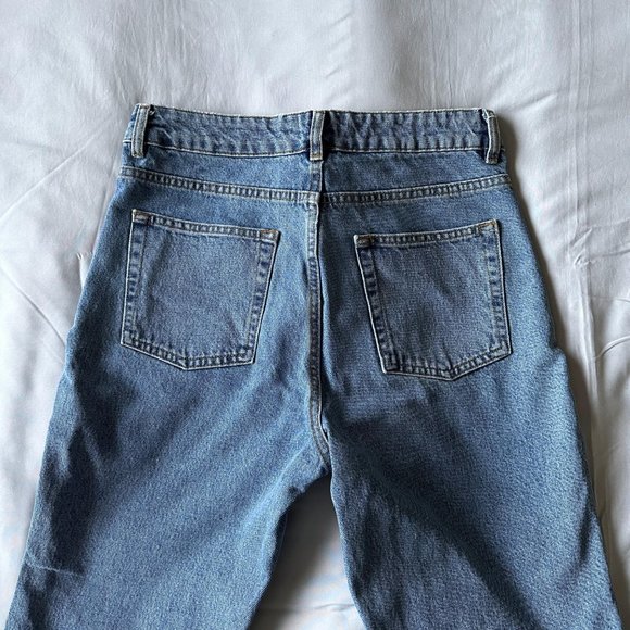 FAYT Women's Jeans Regular Fit Pants Blue Size M 100% Cotton EUC - Picture 10 of 10